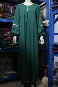 <span class=keywords><strong>Abito</strong></span> Arabo alla Moda, Abbigliamento Islamico, Abaya Araba a Maniche Lunghe, Vestito da Donna Musulmana con Cintura - Product Image 6