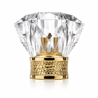Flacon de parfum de luxe 50 ml, flacon de parfum en verre personnalisé 30 ml, flacons de parfum arabes vides avec emballage boîte, bouchon à sertir/à vis.