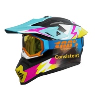 Casque de moto ABS unisexe, respirant, intégral, pour toutes les saisons, tout-terrain, VTT, sentiers forestiers, tailles M/L/XL