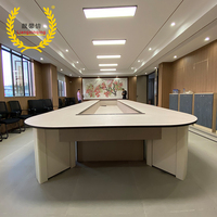Table de salle à manger compacte en HPL laminé étanche au design moderne de haute qualité