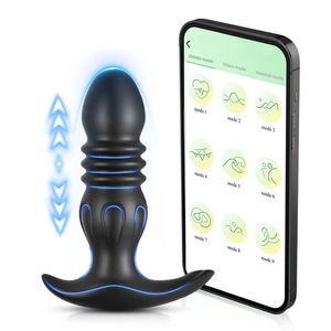 Massaggiatore Prostatico con 9 Modalità di Vibrazione, in Silicone Sicuro per il Corpo, Ricaricabile USB, Impermeabile IPX5, con Telecomando, per Uso Anale - Product Image 1