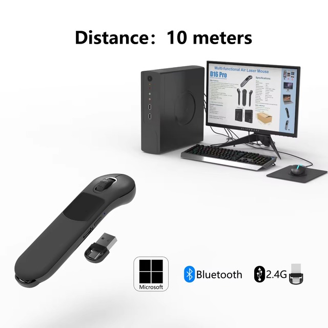 2.4G Air Mouse Remote Control for PC Smart TV Plug and Play Wireless Presenter Manufacturer