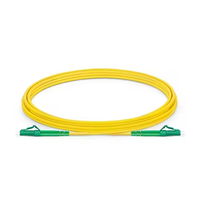 Low Insertion Loss FTTH Optical Jumper Single Mode Fiber Patch Cord Yellow 2.0mm 3.0mm PVC Jacket 5m Custom Length
