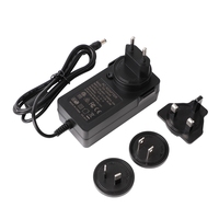 Adaptateur d'alimentation à prise interchangeable AC DC 12V 5A 60W alimentation murale 12V 5A 60Watt adaptateur avec AU US UK US