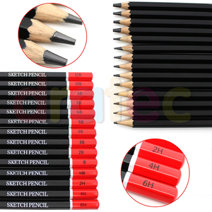Crayons à <span class=keywords><strong>dessin</strong></span> en graphite personnalisés avec logo EN71 pour artistes professionnels, crayons en graphite en bois pour fournisseurs de papeterie - Product Image 5