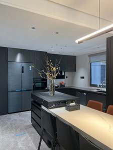 Armoires de cuisine en bois de haute qualité, modernes et de luxe, design intelligent pour les villas - Product Image 5