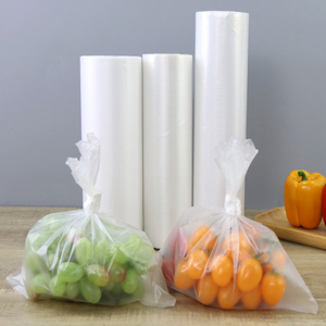 Bolsa de supermercado de plástico transparente 35*50 personalizada para rollo de comida bolsas de compras de supermercado en rollo - Product Image 6