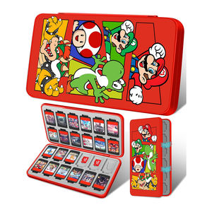 In magazzino pronto per la spedizione 24-Slot custodia protettiva In Silicone per <span class=keywords><strong>Nintendo</strong></span> <span class=keywords><strong>Switch</strong></span> 2 OLED Lite gioco cartuccia Memory Card porta scatola - Product Image 1