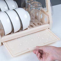 Offre Spéciale support de rangement de vaisselle de cuisine, égouttoir de table, support de bol, vaisselle en plastique, support de rangement de cuisine