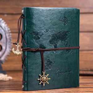 <span class=keywords><strong>2022</strong></span> Vintage 60 Page Journal fait à la main en relief en cuir rouge Album Photo bricolage 18*22cm PU Scrapbook <span class=keywords><strong>carte</strong></span> motif Portable pour - Product Image 2