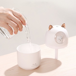 Cute <span class=keywords><strong>Cat</strong></span> H2O Room Mist Spray-Difusor y humidificador de aceite esencial de aromaterapia portátil para aire de coche-300ml - Product Image 5