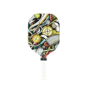 Tùy chỉnh Hot Bán carbon mặt pickleball mái chèo thể thao phổ biến bền ánh sáng trọng lượng mái chèo Graphite dưa bóng vợt <span class=keywords><strong>OEM</strong></span> - Product Image 2