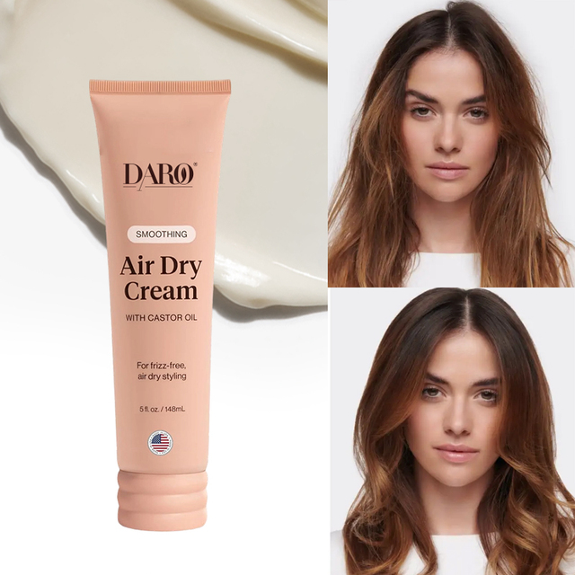 Leave in Air Dry Hair Cream Coconut Oil Infused Moisturizing Nourishing Smoothing Repair Damaged Hair Anti Frizz Daily Hair Care