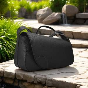 Bolso de Mano Versátil con Solapa para Mujer, Marca Británica Belines, Hecho de Cuero Genuino, Gran Capacidad, Estilo Bandolera - Product Image 1