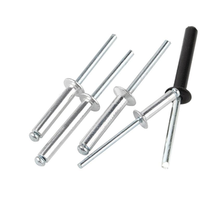 Rivets aveugles à tête ronde en aluminium M3 M3.2 M4 M5 pour l'industrie, jeu de rivets en aluminium oxydé noir pour meubles et automobile - Product Image 1