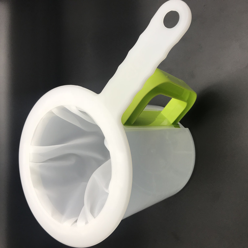 Кухонный пластиковый фильтр для приготовления пищи, домашний скользящий дуршлаг, сетчатые сита и сита 300 350 400 с длинной проволочной ручкой