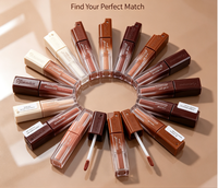 Brillant à lèvres chocolat en gros, hydratant, scintillant, non collant, effet miroir, maquillage des lèvres, gloss beauté, marque privée