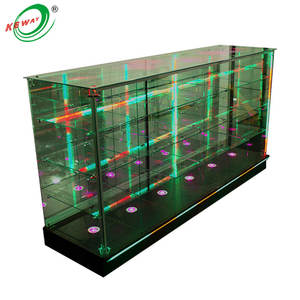 ארון תצוגה של אורות צבעוניים בהתאמה אישית עם זכוכית מחוסמת - Product Image 3