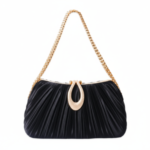 กระเป๋าถืออะคริลิคแบบมีฟองอากาศสุดหรูรูปหัวใจลายหินอ่อนสำหรับผู้หญิง กระเป๋าคลัทช์วิบวับสำหรับงานกลางคืน - Product Image 1