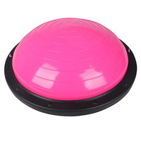 Entraîneur d'équilibre de Yoga ballon hémisphère pvc gym équipement d'exercice d'intérieur pilates fitness yoga personnalisé demi-balle