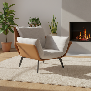 Italian Minimalist Modern Lightweight Armchair Durable Eco-Friendly Living Room <strong>Chairs</strong> <strong>for</strong> <strong>Small</strong> Apartment - Product Image 6