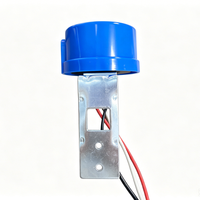 Capteur photocellule SanJin IP44 à visser 110-240V/25A 5-15 LUX, interrupteur crépusculaire, temps de réponse 0,3-0,5s pour applications extérieures haute puissance