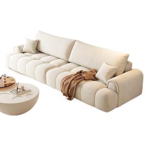 Divano Sezionale <span class=keywords><strong>Moderno</strong></span> di Lusso a Due Posti Trapuntato, Set <span class=keywords><strong>Arredamento</strong></span> <span class=keywords><strong>Soggiorno</strong></span> Cloud <span class=keywords><strong>per</strong></span> Casa o Appartamento, Tipo Letto Singolo - Product Image 5
