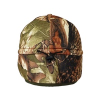 Casquette plate en polyester camouflage personnalisée, chapeau de pêche camouflage, équipement de baseball pour hommes