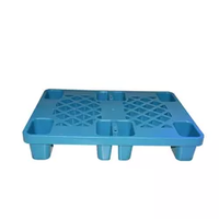 Palette Euro simple face robuste 800x600, couleur personnalisée, support de sol, en PEHD, emboîtable, demi-palette en plastique pour transport et présentation