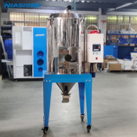 Sécheur Euro Hopper NIASI en acier inoxydable pour granulés de résine plastique, machine de séchage industrielle haute température pour granulés plastiques