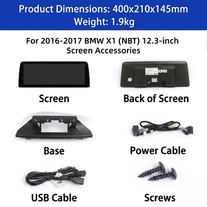 Écran tactile LCD <span class=keywords><strong>Lenyo</strong></span> 12,3 pouces avec système Android, GPS et lecteur multimédia pour connexion BMW 2016-2017 X1 (NBT) - Product Image 6