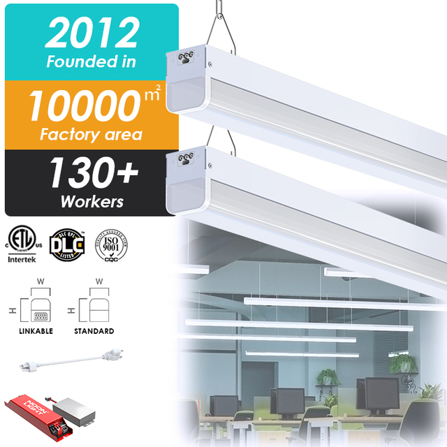 Surface Mounted Led Linear Light Hot Sale Commercial Led Lighting 4ft 8ft Aluminum Smart Linear Lamp