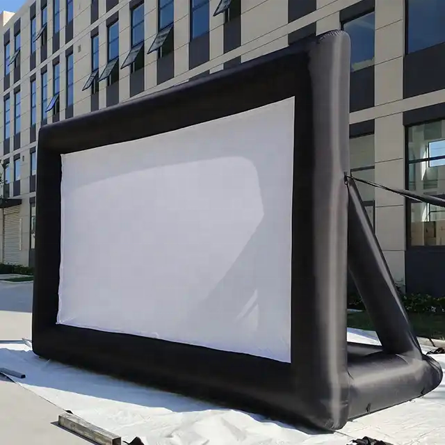 Inflatable Movie Screen 14FT Commercial and Home Theater Screen Inflatable Projector Screen Fabric