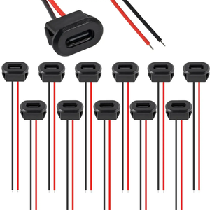 <span class=keywords><strong>Connecteur</strong></span> <span class=keywords><strong>USB</strong></span>-<span class=keywords><strong>C</strong></span> femelle 2 broches avec prise femelle, port de charge rapide, prise de charge <span class=keywords><strong>USB</strong></span>-<span class=keywords><strong>C</strong></span> - Product Image 1