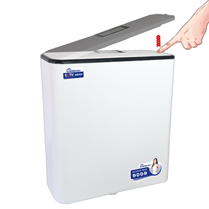 <span class=keywords><strong>Réservoir</strong></span> de toilettes mural à double chasse en PP, moderne, à ouverture rapide, écologique, économiseur d'eau, à commande manuelle pour salle de bain - Product Image 4