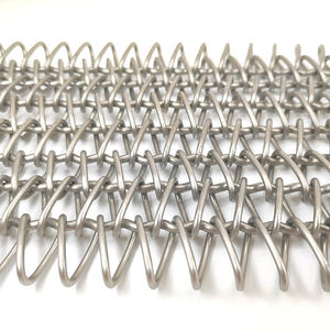 Sabuk konveyor logam grosir sabuk jala kawat baja tahan karat ketahanan korosi kustom untuk pengolahan sampah limbah - Product Image 6