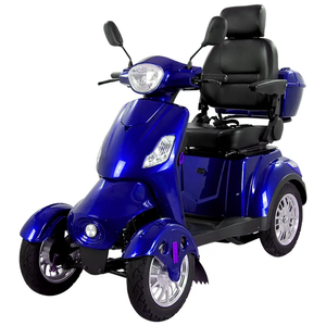 Scooter Elettrico a Quattro Ruote Rosso per Anziani e Disabili, Vendita Diretta dalla Fabbrica 2026, Supporto Campioni, Batteria al Piombo-Acido 20AH - Product Image 3