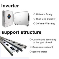 Système de montage solaire photovoltaïque de haute qualité pour toits en tuiles 3kw/5kwh 6kw/14kwh 12kw/16kwh 15kw/30kwh