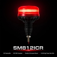 Feux de signalisation à LED stroboscopiques à 360 degrés, visibilité à 360 degrés, IP66, ambre, bleu, rouge, vert, blanc, pour camions, voitures et fourgonnettes, véhicules utilitaires lourds, véhicules municipaux