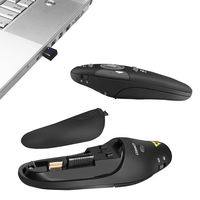 Stylo de présentation sans fil 2,4 GHz, télécommande USB RF avec piles AAA, portée de 10 m pour les présentations PowerPoint PPT