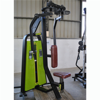 Équipement de musculation à usage commercial, équipement de fitness pour salle de sport, machine d'exercices pour les pectoraux et les deltoïdes en forme de perle rose, machine de musculation