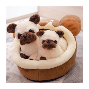 Peluche Personalizzati Morbidi e Carini Compagni di Giochi dell'Infanzia Animali di Peluche Labrador Giocattoli Imbottiti - Product Image 1