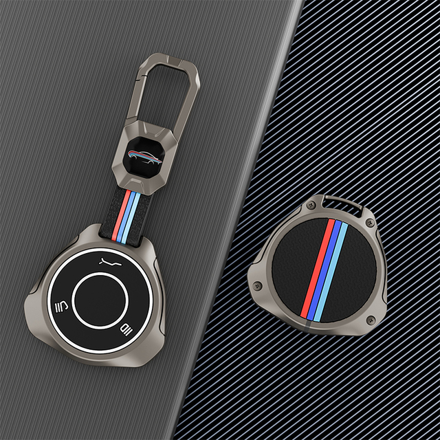 New Product Soft Zinc Alloy Silicone Water Proof Keyholders Keychains for Car Key Fob Cover for Neta for Nezha