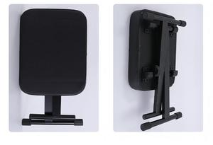 Banco de Piano Plegable Simple, 3 Colores, Altura Ajustable, Taburete Acolchado para Teclado, Accesorio para Práctica Diaria de Música en Casa - Product Image 5