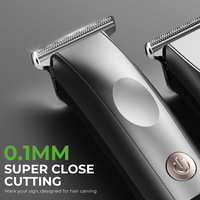 Tondeuse à cheveux électrique pour hommes, tondeuse à cheveux PRITECH Custom t Liners Rechargeable 0.1mm Gap Hair Cut Machine Close Shaving