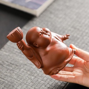 Zisha หนุ่มสาวชาวพุทธชาเครื่องประดับเซนสำหรับถาดชาและโต๊ะน้ำชา - Product Image 4