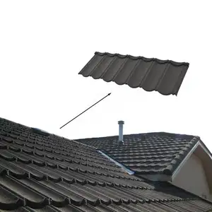 루핑 타일 제조업체 금속 석재 코팅 루핑 타일/색상 지붕 널 돌 루핑 타일