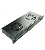 Ventilateur de rack à flux axial 19 pouces 1U en matériau SPCC, roulement à billes, 220V 15W, garantie 1 an, pour serveur et régulation de température de rack réseau