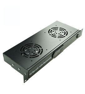 Unidad de Ventilación de 19 Pulgadas 1U de Material SPCC para Montaje en Rack con Interruptor para Control de Temperatura en Rack de Servidor - Product Image 3
