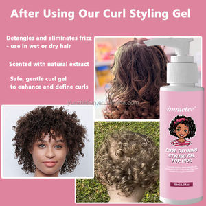 Gel per Capelli Biologico per Bambini con Etichetta Privata, Crema Modellante per Capelli Ricci, Cera per Capelli a Base d'Acqua per Controllare i Capelli Crespi dei Bambini, Vendita all'Ingrosso - Product Image 3